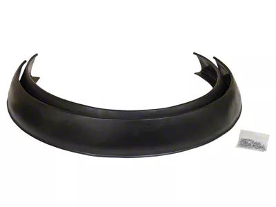 Flexy Flare Extra Wide No-Lip Side Mount Rubber Fender Extensions; 4.25-Inch x 58-Inch (Universal; Some Adaptation May Be Required)