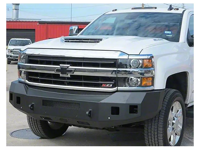 Fortis Front Bumper; Textured Black (15-19 Silverado 2500 HD)