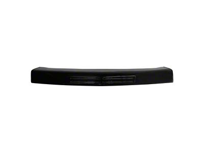 Front Bumper Center Section Cover without Bumper Air Intake Opening; Gloss Black (07-10 Silverado 2500 HD w/ Steel Bumper)
