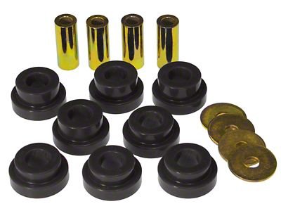 Front Differential Mount Bushing Kit; Black (07-14 4WD Silverado 2500 HD)