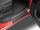 Front Door Sill Protection; Black (15-26 Silverado 2500 HD)