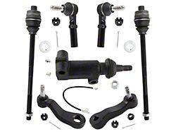 Front Inner and Outer Tie Rod Ends with Idler Arm Bracket, Idler and Pitman Arm (01-10 Silverado 2500 HD)