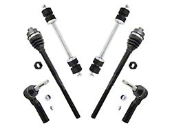 Front Inner and Outer Tie Rods with Sway Bar End Links (11-19 Silverado 2500 HD)