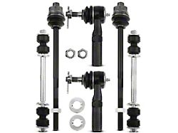 Front Inner and Outer Tie Rods with Sway Bar Links (01-10 Silverado 2500 HD)