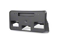 Front License Plate Mounting Bracket; Black (20-26 Silverado 2500 HD)
