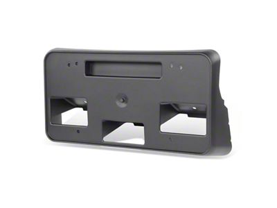 Front License Plate Mounting Bracket; Black (20-26 Silverado 2500 HD)