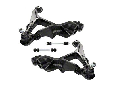 Front Lower Control Arms with Ball Joints and Sway Bar Links (11-19 Silverado 2500 HD)