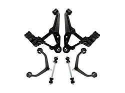 Front Upper and Lower Control Arms with Ball Joints and Sway Bar Links (11-19 Silverado 2500 HD)