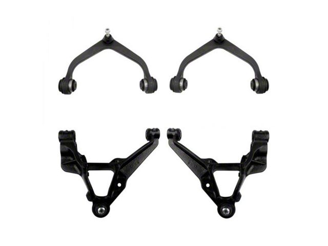 Front Upper and Lower Control Arms with Ball Joints (11-19 Silverado 2500 HD)