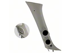 Full Size Dual A-Pillar Gauge Pod with Speaker Cutout; Tan (07-14 6.6L Duramax Silverado 2500 HD)