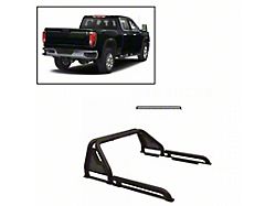 Gladiator Roll Bar with 40-Inch LED Light Bar; Black (07-26 Silverado 2500 HD)