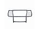 Grille Guard with 5.30-Inch Black Round Flood LED Lights; Black (20-23 Silverado 2500 HD)