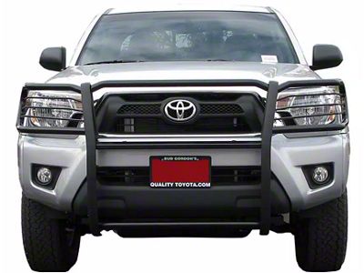 Grille Guard; Semi-Gloss Black (20-24 Silverado 2500 HD)