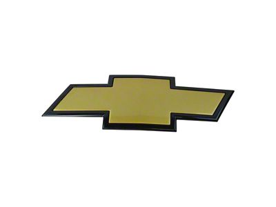 Grille Mounted Emblem; Gold and Black (11-14 Silverado 2500 HD)