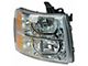 Halogen Headlights; Chrome Housing; Clear Lens (07-14 Silverado 2500 HD)