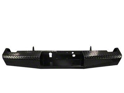 HD Rear Bumper; Gloss Black (15-19 Silverado 2500 HD)