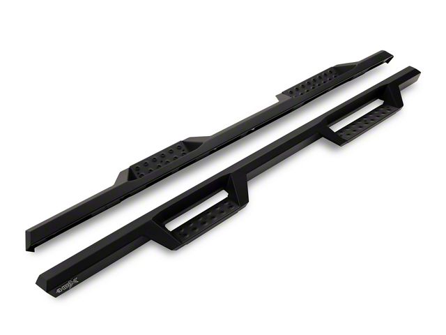 Westin HDX Drop Nerf Side Step Bars; Textured Black (07-19 Silverado 2500 HD Crew Cab)