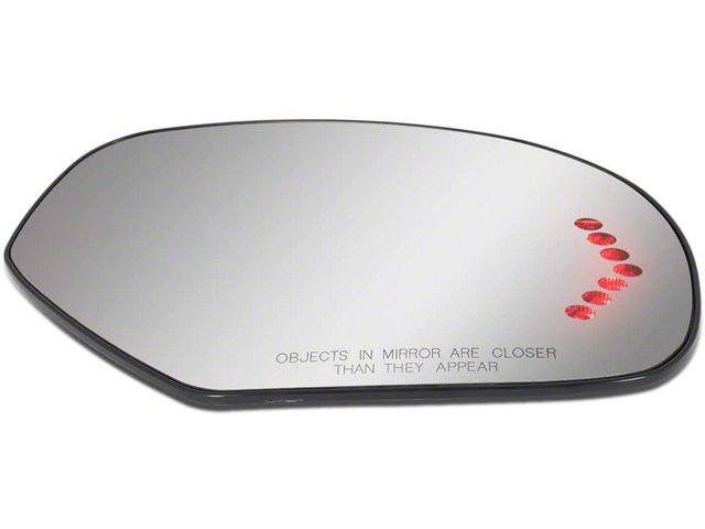 Heated Mirror Glass with LED Turn Signal; Passenger Side (07-14 Silverado 2500 HD)