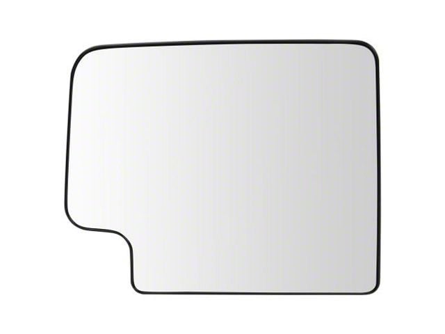 Heated Upper Towing Mirror Glass; Driver Side (20-21 Silverado 2500 HD)