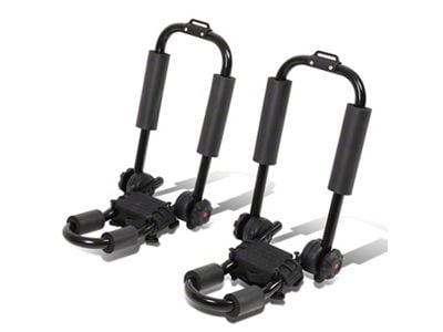 Heavy Duty Adjustable Kayak Carrier; Black (Universal; Some Adaptation May Be Required)