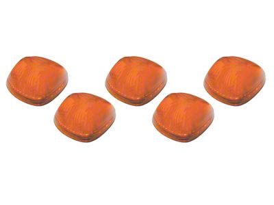 Hi-5 Cab Roof Light Kit; 94-98 Dodge Style; Amber (Universal; Some Adaptation May Be Required)