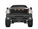 Impulse Upper Replacement Grille with Amber LED Lights; Matte Black (07-10 Silverado 2500 HD)