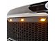 Impulse Upper Replacement Grille with Amber LED Lights; Matte Black (11-14 Silverado 2500 HD)
