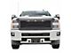 Impulse Upper Replacement Grille with Amber LED Lights; Matte Black (15-19 Silverado 2500 HD)