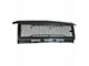 Impulse Upper Replacement Grille with Amber LED Lights; Matte Black (15-19 Silverado 2500 HD)