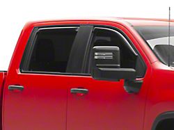 EGR In-Channel Window Visors; Front and Rear; Dark Smoke (20-25 Silverado 2500 HD Crew Cab)