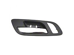 Interior Door Handle; Front Driver Side; Chrome and Black (07-14 Silverado 2500 HD)