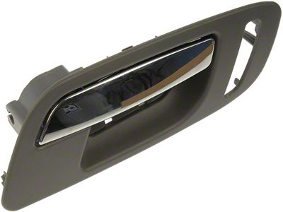 Interior Door Handle; Front Right; Titanium; Chrome; Plastic; With Full Console (07-14 Silverado 2500 HD)