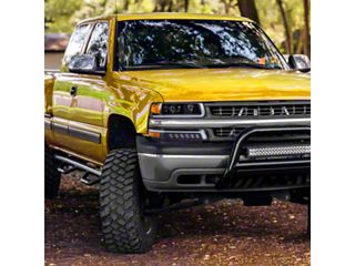 Sell 99-02 SILVERADO 1500/2500 HEADLIGHT CHROME BUMPER LAMP CLEAR FOG LAMP LED DRL In Walnut - Foto 11