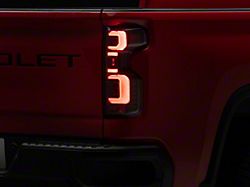 LED Tail Lights; Black Housing; Clear Lens (20-23 Silverado 2500 HD w/ Factory LED Tail Lights)