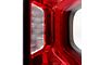 LED Tail Lights; Chrome Housing; Red Lens (20-23 Silverado 2500 HD)