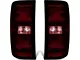 LED Tail Lights; Chrome Housing; Smoked Lens (15-19 Silverado 2500 HD w/ Factory Halogen Tail Lights)