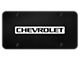 Chevrolet License Plate (Universal; Some Adaptation May Be Required)