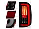 Light Bar Style LED Tail Lights; Black Housing; Smoked Lens (07-14 Silverado 2500 HD w/ Factory Halogen Tail Lights)