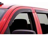 Low Profile Ventvisor Window Deflectors; Front and Rear; Matte Black (20-24 Silverado 2500 HD Crew Cab)