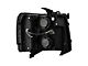 AlphaRex LUXX-Series LED Projector Headlights; Jet Black Housing; Clear Lens (07-14 Silverado 2500 HD)