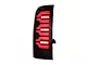 AlphaRex LUXX-Series LED Tail Lights; Black/Red Housing; Smoked Lens (15-19 Silverado 2500 HD w/ Factory Halogen Tail Lights)
