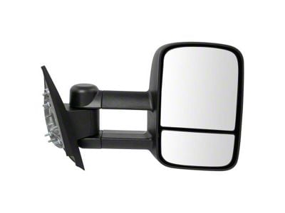 Manual Folding Towing Mirror; Passenger Side (07-14 Silverado 2500 HD)