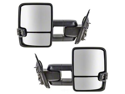 Manual Folding Towing Mirrors with Chrome Cap (14-17 Silverado 2500 HD)