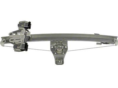 Manual Window Regulator Only; Rear Driver Side (07-13 Silverado 2500 HD Extended Cab)