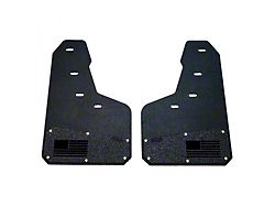 Merica Mud Flaps; Rear; Black (15-19 Silverado 2500 HD)
