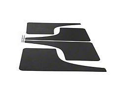 Mud Flaps; Front and Rear; Matte Black Vinyl (20-25 Silverado 2500 HD)