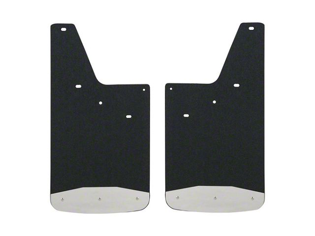 Textured Rubber Mud Guards; Front or Rear; 12-Inch x 23-Inch (07-14 Silverado 2500 HD)