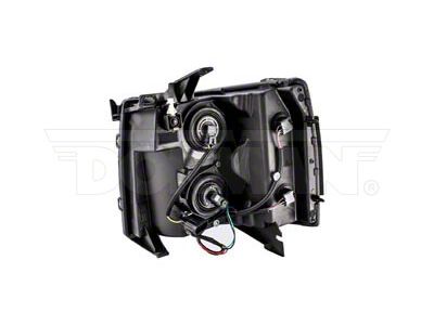 OE Style Headlight; Chrome Housing; Clear Lens; Passenger Side (07-14 Silverado 2500 HD)