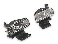 OE Style Replacement Fog Lights; Clear (01-02 Silverado 2500 HD)