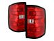 OE Style Tail Lights; Chrome Housing; Red/Clear Lens (15-19 Silverado 2500 HD w/ Factory Halogen Tail Lights)